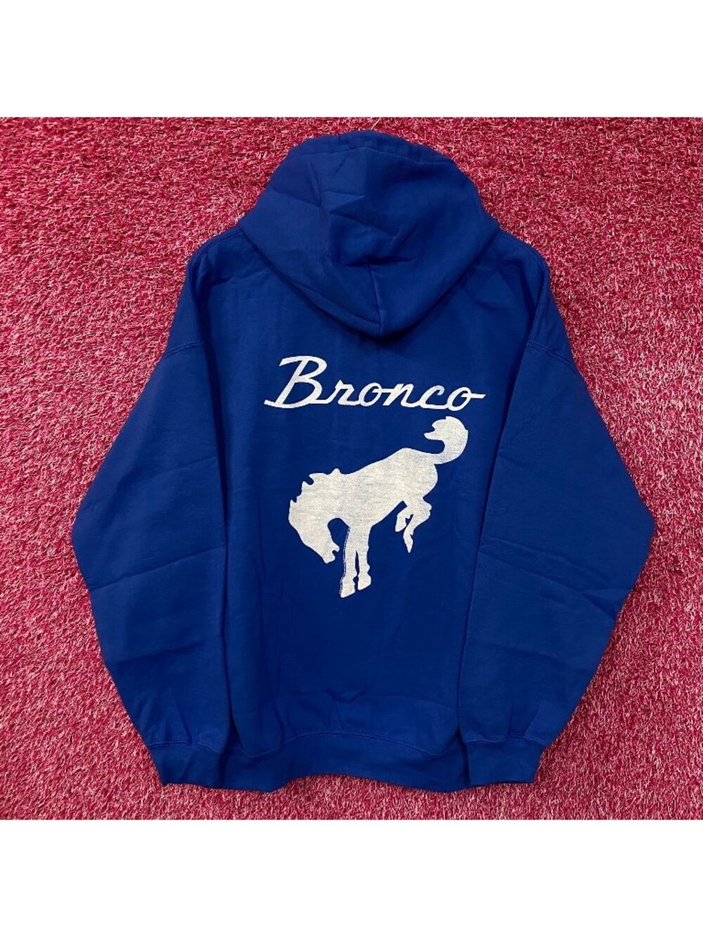 Junk Food Ford Bronco Classic Logo Pullover Hoodie Medium